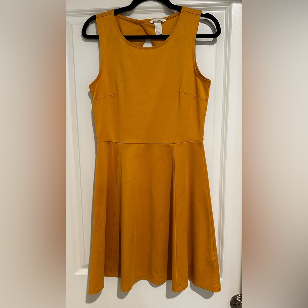 Mustard yellow dress